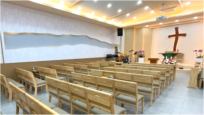 광주월성교회 본당 리모델링 후 사진