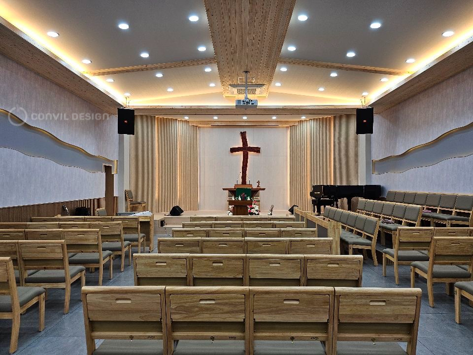 광주월성교회 예배당 시공 후 